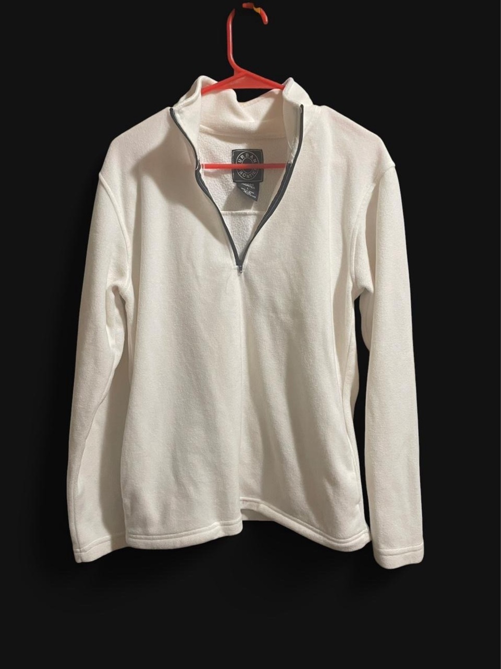 Urban Frontier White Quarter-Zip Fleece Pullover
